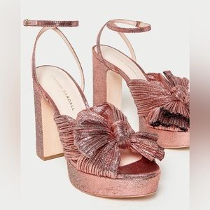 Loeffler Randall Natalia Rose Platform Bow Heel
